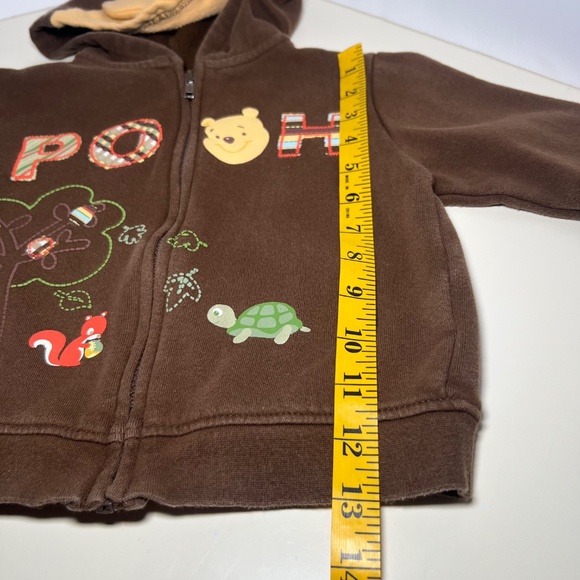 Vintage Disney Winnie The Pooh Fall Zip Up Jacket Hood With Bear Ears Fall y2k - Picture 7 of 7